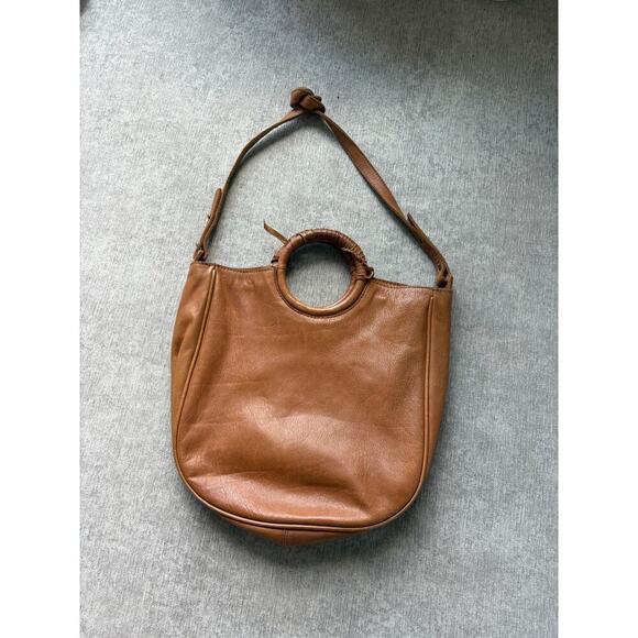 Cleobella Handbags - Cleobella Tan Brown Leather Bag